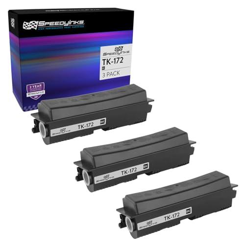 SPEEDYINKS Speedy Inks Compatible Toner Cartridge Replacement for Kyocera-Mita TK-172 (Black, 3-Pack) Compatible with Kyocera Mita FS-1320D FS-1370DN, P2135d, P2135dn, P3260dn