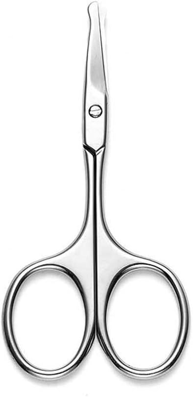 Professional Manicure Scissors Stainless Steel Cuticle Precision Beauty Grooming for Nail Facial Hair Eyebrow Eyelash Nose Hair,b