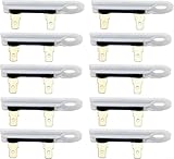 Thermosicherung für Trockner, 10 Stück, 91.1 °C Einblasbegrenzer, Überhitzungsschutz, zuverlässige Gerätereparaturkomponente, Haushaltsgerätewartung