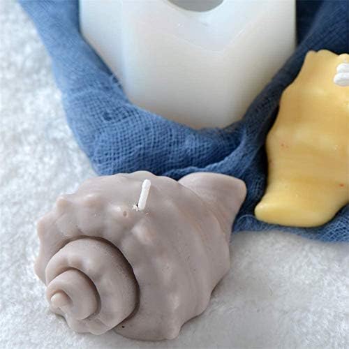 Miniatura 6 de Moldes de silicona para caracol, forma de caracol de mar, molde de jabón de silicona, moldes para manualidades de ballenas, moldes de velas hechas a