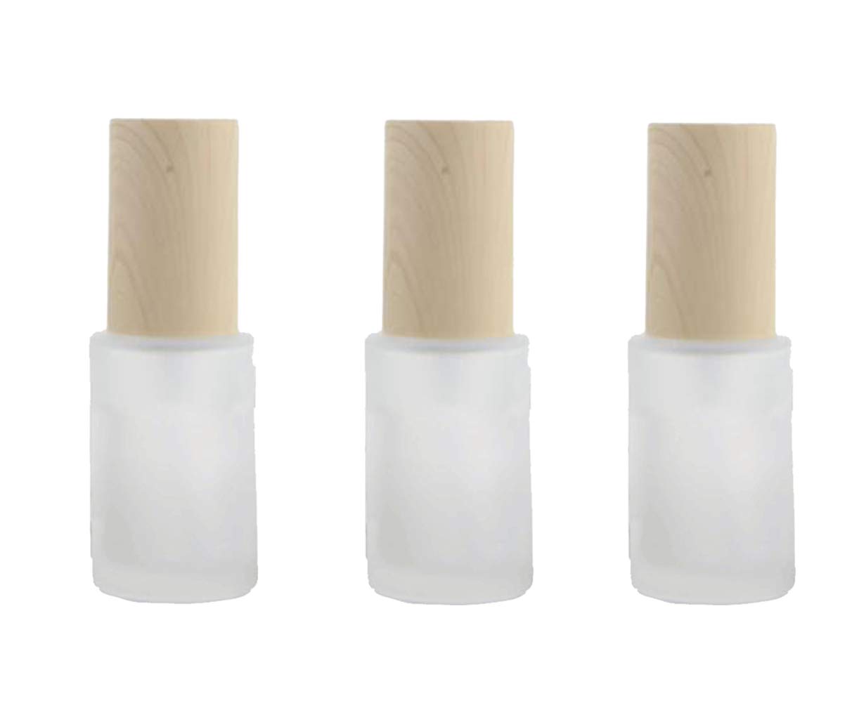 Leere Milchglas-Cremetiegel Mit Bambusdeckel – Nachfüllbar, 30g Oder 50g, Für Kosmetik, Proben & DIY