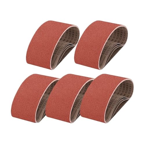 Image of 5 Pcs 610x100mm Abrasive Screen Band Sander Belt for Metal and Wood Grinding(80Grit)