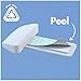 Lifty Loo Toilet Seat Handle - Lift More, Less Mess -Easy Application 2 Pack White
