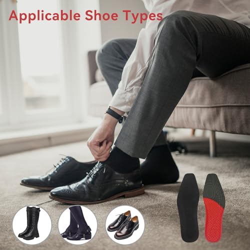 Image of Insoles for Boots, Replacement Square Toe Footwear Inserts for Leather Men's Comfortable Light-Weight and Cushion Shock Absorbing(M12)