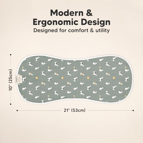 Image of 5-Pack Muslin Burp Cloths Baby Boy, Girl - Very Absorbent Baby Burp Cloth Rags, 8-Layers Viscose Derived from Bamboo Cotton Muslin Towel, Super Soft Spit Up Rags, No Shrink Washcloths (Pets & Paws)