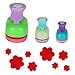 TECH-P Creative Life 3 PCS (5/8",1",1.5",) Flower Shape Craft Punch Set Scrapbook Paper Cutter Eva Foam Hole Punch Tool for Arts Crafts Cards Holiday Party Hanging Garlands Flower Decorations