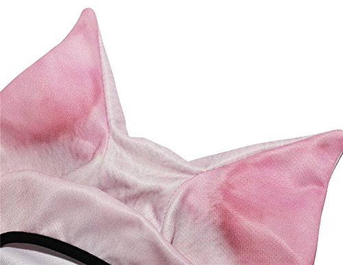 Image of WTACTFUL 3D Animal Ears Balaclava, Breathable Face Mask for Halloween