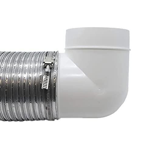 6 Inch Ducting Pipe 90 Degree Elbow Hose Ventilation Round Tube Bend Connector 6" #TOP5