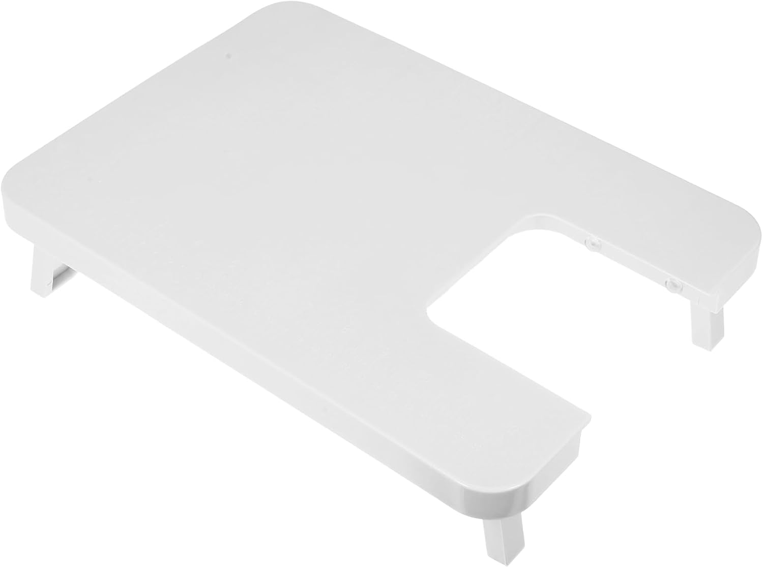 TEHAUX Sewing Machine Extension Board 13.97X9.92X2.95In Lightweight Plastic Expansion Table with Sleeve and Pant Leg Slots for Household 505 Model