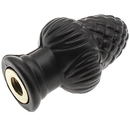 Fdxgyh Brass Lamp Finial Solid Lamp Finial Cap Knob Black Lamp Decoration For Lamp Shade Harp Holder Clip-On Lampshade #TOP2