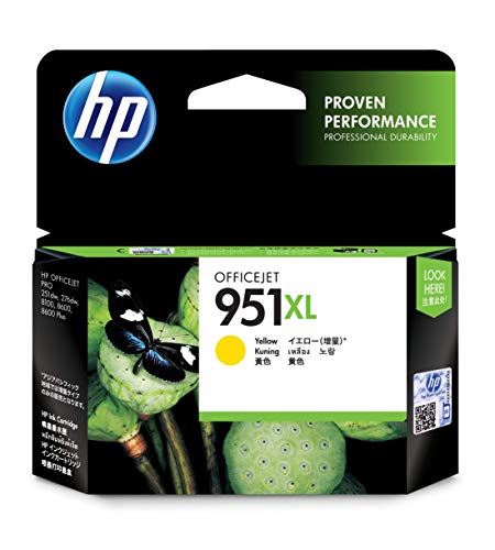Cartouche d'encre jaune HP 951XL authentique grande capacité CN048AE pour imprimante OfficeJet
