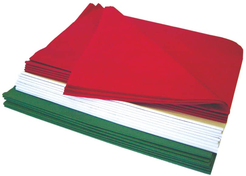 MustBeBonkers Tissue Wrapping Paper - 18GSM Colour Fast Acid Free - 35 x 45cm (Christmas, 100) โ image 1