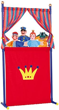 Simba 104586783 Hand Kids | 135 x 70 cm Classic Theatre Includes 4 Detailed Puppets | for Ages 5+