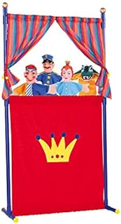Simba 104586783 Hand Kids | 135 x 70 cm Classic Theatre Includes 4 Detailed Puppets | for Ages 5+