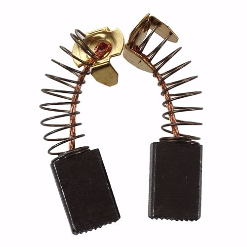 2 escobillas de carbón de motor de taladro eléctrico de 15 x 9 x 6 mm
