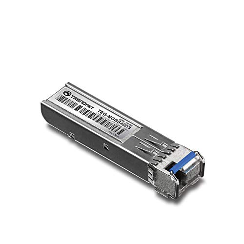 TRENDnet SFP to RJ45 Dual Wavelength Single-Mode LC Module, TEG-MGBS40D3, Must Pair with TEG-MGBS40D5 or a Compatible Module, Up to 40km (24.9 miles), Standard SFP Slot Compatible, Lifetime Protection