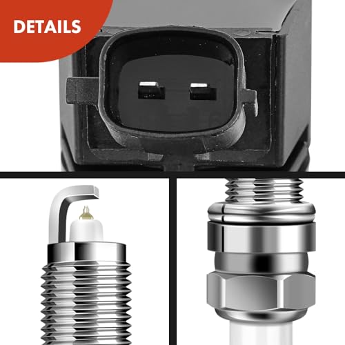 A-Premium 8Pcs Ignition Coils and Spark Plugs Kits Compatible with Hyundai Veloster 2012-2017 Accent Kia Rio Soul 2012-2019 1.6L Naturally Aspirated - Image 7