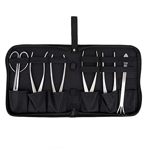 Set de herramientas para bonsái de 6 piezas acero inoxidable miniatura 2