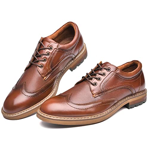 Image of Arkbird Mens Dress Shoes, Lace Up Leather Oxford