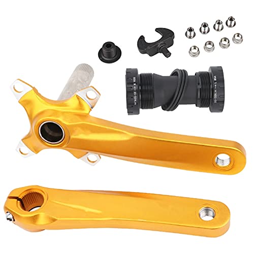 Pédalier VTT BCD 104mm WUURAA avec boîtier de pédalier et manivelle 170mm pour vélo de route