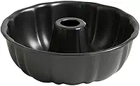 Forma Assadeira Redonda com Furo Central 24cm Antiaderente para Bolo e Pudim Alta Resistência e Fácil de Limpar