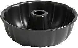 Forma Assadeira Redonda com Furo Central 24cm Antiaderente para Bolo e Pudim Alta Resistência e Fácil de Limpar