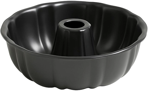 Forma Assadeira Redonda com Furo Central 24cm Antiaderente para Bolo e Pudim Alta Resistência e Fácil de Limpar