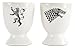 Game of Thrones Lot de 2 tasses à œufs Stark Lannister Targaryen Baratheon C