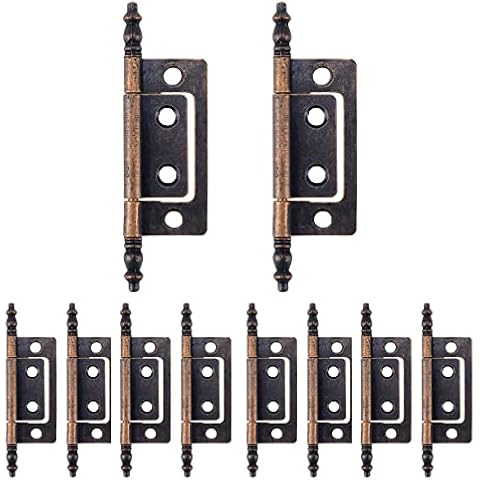 Tulead Iron Copper Door Hinges Pack of 10 Cover