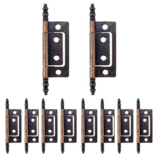T Tulead Non-Mortise Hinges Door Hinges Iron Butt Hinge Cabinet Hinges 3.26