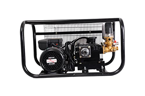 Image of Portable Power Sprayer with 2.5 HP Corded Electric Electrical Motor | Htp Pump with 200 Bar Pressure for Car and High Pressure Washing |15 Meter Hose Pipe & 1 Spray Gun (Multicolor)