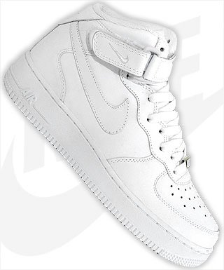 Air Force 1 Mid '07, BIANCO, 7