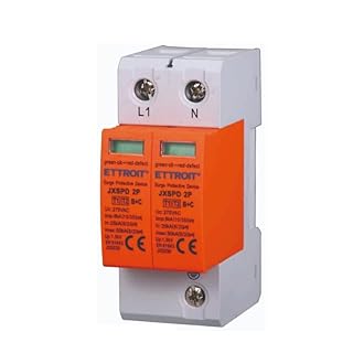 ETTROIT SCARICATORE LIMITATORE DI SOVRATENSIONE TIPO T1+T2 2P 25KA-50KA SPD A LIMITAZIONE PER BARRA DIN