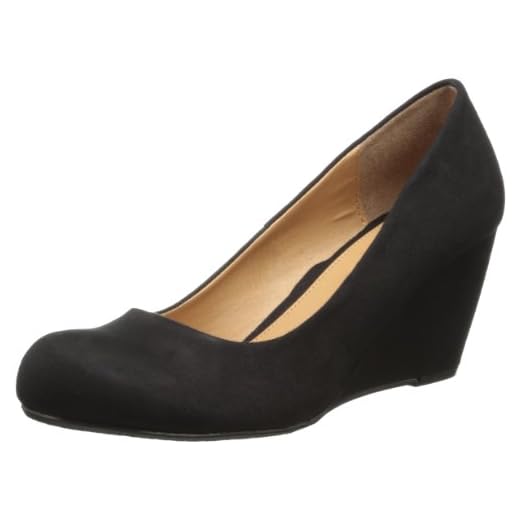 Cl by Chinese Laundry Women's Nima Wedge Pump, Black Super Suede, 6 M US