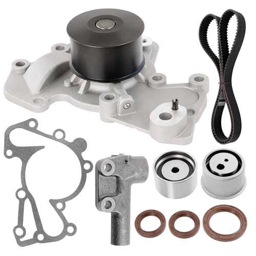 G6BA G6BV 2.5 2.7 Engine Timing Belt Kit With Water Pump, Compatible with 1999-2010 Hyundai Kia...