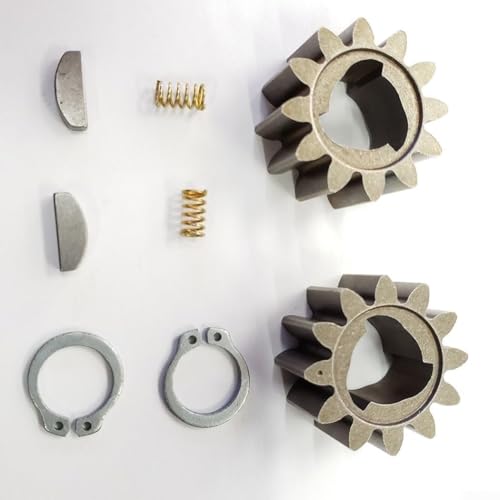 FUBESK Piezas para cortacésped 42661-VE2-800 Engranajes de piñón 42672-VE2-800 llaves muelles y clips compatibles con rueda de transmisión para Honda