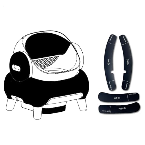 Adesivo para tapete de areia para gatos, compatível com Neakasa M1 caixa de areia para gatos com aut