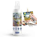 OverZyn Workable Fixative Spray for Art, Fixative Spray for Pencil Drawings, Fixative Spray for Pastels, Colorfast, Widely Applicable for Pastels Pastels Oil Pastels Acrylics Sketches Etc, 150ml