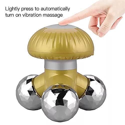 Venja Electric Mushroom Mimo Massager Lightweight Compact Battery Operated Or Usb Powered|Full Body Vibration Massager|3 Leg Vibration Mimo Roller Venja Electric Mushroom Mimo Massager Lightweight Compact Battery Operated Or Usb Powered|Full Body Vibration Massager|3 Leg Vibration Mimo Roller