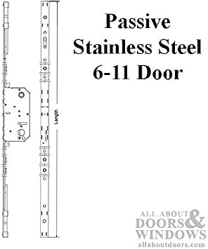 Andersen Multipoint Lock, Frenchwood Hinged Door 611" Passive - Stainless