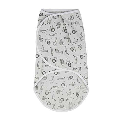 Cueiro Swaddle Ajustável Papi Compose Contem 01 Un - SELVA RABISCO - SORT