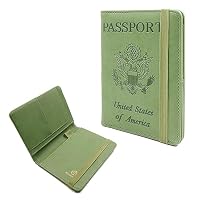 Melsbrinna Custodia per passaporto in pelle di alta qualità