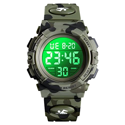 Dayllon-Kids-Digital-Watch-Boys-Outdoor-Sports-50M-Waterproof-Girls-Watches-Alarm-Clock-1224-H-Stopwatch-Calendar-for-Ages-3-15-Boy-Girl-Wristwatch-Kids-Gift