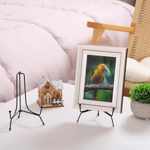 Fasunry 6-Pack Upgraded Anti-Slip Plate Stands for Display, 6 Inch Decorative Iron Plate Holders, Easel, Frame, Book, Card, Plaque, Picture Display Stands by Fasunry - Image 6