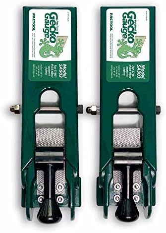 PacTool Gecko Gauge, The Original Home Siding Installation Kit - For Use with 5/16 Inch Fiber Cement Siding and James Hardie Siding, Includes 2 Gecko Gauge Clamps
