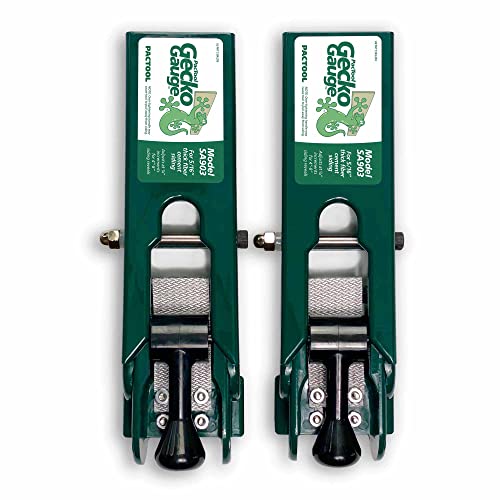 PacTool Gecko Gauge, The Original Home Siding Installation Kit - For Use with 5/16 Inch Fiber Cement Siding and James Hardie Siding, Includes 2 Gecko Gauge Clamps by PacTool - Used condition - US$49.18