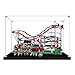 Produktbild Acryl-Displaybox für Lego 10261 Achterbahn-Modell, transparente staubdichte Displaybox, kompatibel mit Lego 10261 Modell (Modell nicht im Lieferumfang enthalten) (schwarzer Sockel, 3 mm)