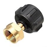 Messing Gas zum Nachfüllen Fitting für 0,5 kg Flaschen unterstützt zum Nachfüllen von BBQs Heizungen Campingkocher und tragbaren Laternen