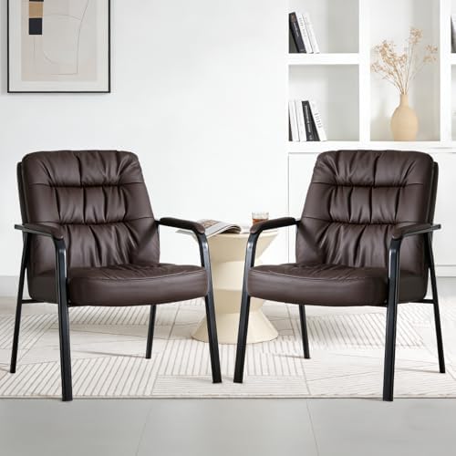 OLIXIS Waiting Room Chairs Set of 2, Guest Chairs No Wheels