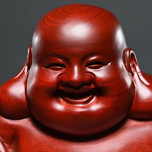 七福神　布袋様　木彫り　顔 楽天市場】七福神 布袋 様 布袋さんの置物 木製フィギュア 黄